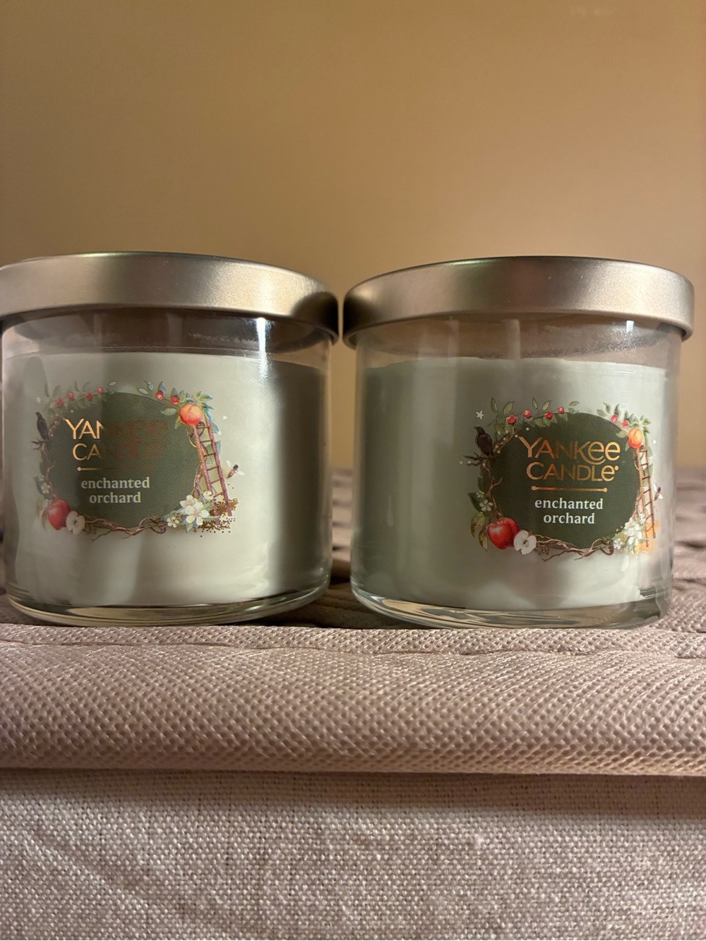 Yankee Candle Enchanted Orchard tumblers lot of 2